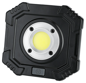 Batteridrevet LED-arbeidslampe med magnet og krok