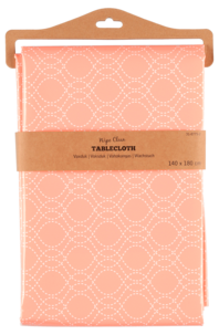 Vaxduk laxrosa 140 x 180 cm