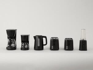 Vattenkokare i plast, 1,7 liter