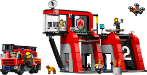 LEGO City brannstasjon med brannbil 60414, fra 6 år