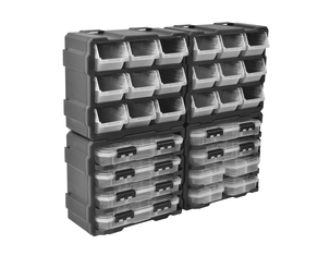 Säilytyslokerikko Cocraft FSS, 9 laatikkoa