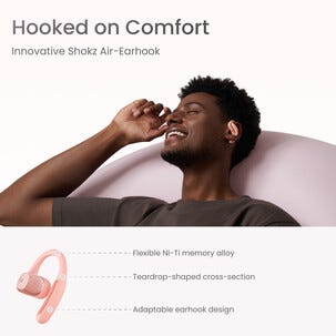 Shokz OpenFit Air Open-ear Kuulokkeet, AI-kohinanvaimennus