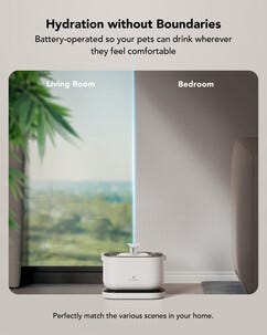 Petlibro Dockstream vattenfontän katt batteri 2,5 l