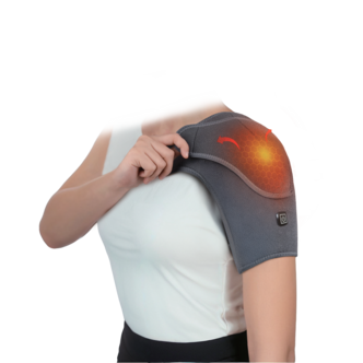 Capere skulderstøtte med varme og massasje