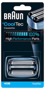 Braun 40B, rakhuvud °CoolTec