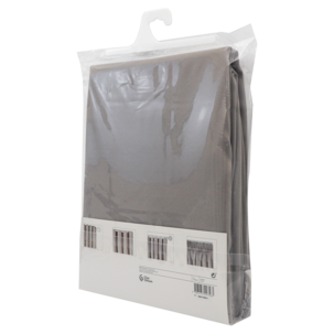 Mörkläggande gardin Blackout, ljusgrå, 1-pack