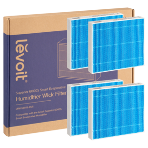 Wick-filter till Levoit 6000S luftfuktare, 4 pack