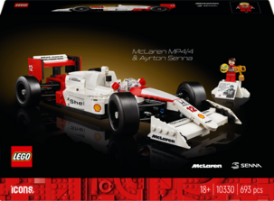 LEGO Icons McLaren MP4/4 & Ayrton Senna 10330, 18 år