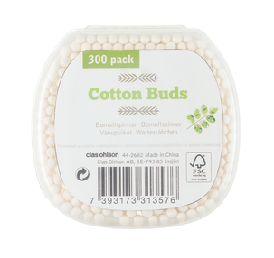 Bomullspinnar 300-pack