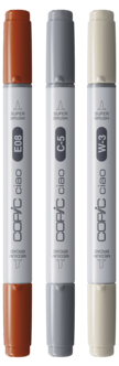 Copic Ciao Layer & Mix, pennor Architect Palette 3-pack