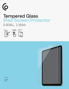 Skjermbeskytter av herdet glass til iPad Mini 6