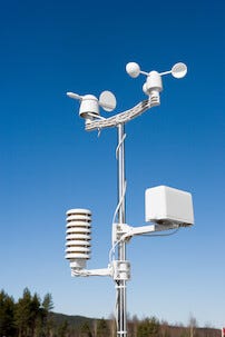 Väderstation med pekskärm