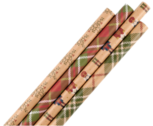 Julpapper kraft, 4 m x 70 cm