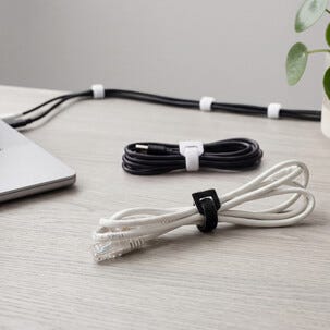 Kabelholder med borrelås, 5 stk/pk