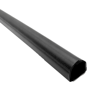Selvklebende kabelkanal, svart, 1 meter