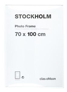 Fotoram Stockholm, vit
