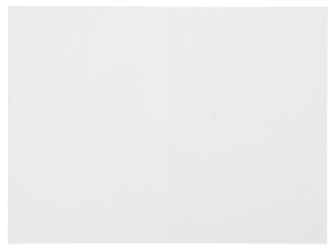 Gratulasjonskort dobbelt med blank innside, 12 x 17 cm