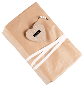 Juletrepynt i tre, 3-pakning