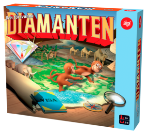 Den Försvunna Diamanten brädspel Alga, från 6 år