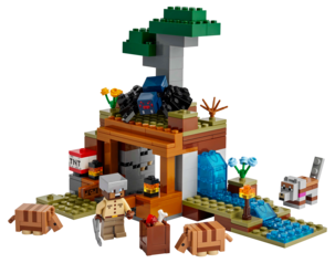 LEGO Minecraft Expeditionen till bältdjursgruvan 21269, från 8 år