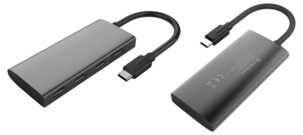 USB-C-hub, 4 porter, USB 3.2