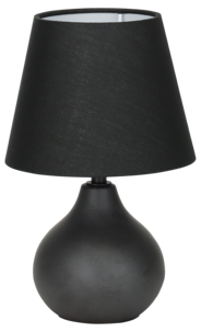 Northlight Meja bordslampa svart keramik, 23 cm