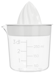 Sitruspuristin muovia, 0,3 l