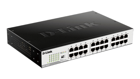 D-Link DGS-1024D nettverksswitch 24 porter