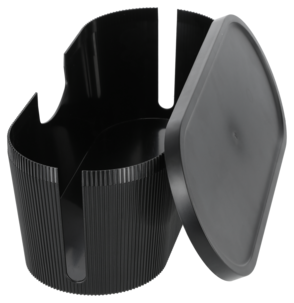 Kabellåda plast, sladdgömma för kablar och grenuttag