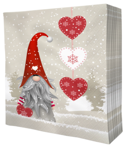 Julservetter papper 33 x 33 cm, 20-pack