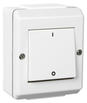 2-pol strømbryter påvegg utendørs, Elko RS