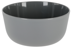 Plastskålar grå 0,5 liter, 4-pack