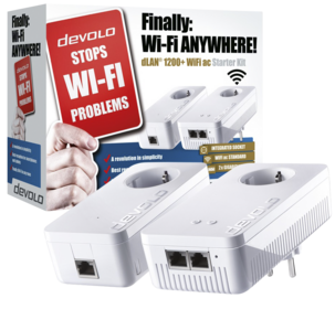 HomePlug Devolo dLAN 1200 + WiFi AC -aloitussarja