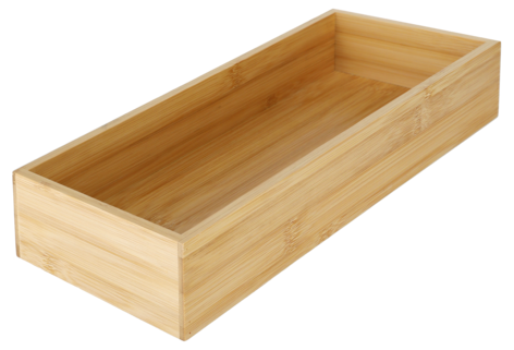 Lådinsats av bambu, höjd 6,5 cm, 1-pack