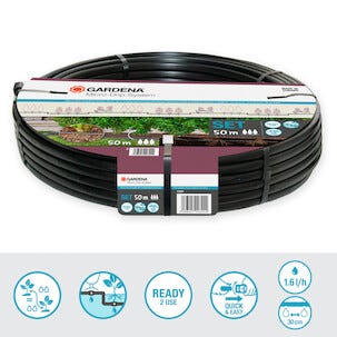 Gardena startsett med dryppslange 50 m, busker og hekker