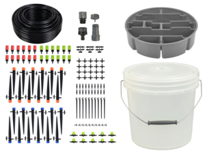 Vanning av drivhus og kjøkkenhager, 48 planter