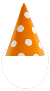 Partyhattar prickiga 10-pack