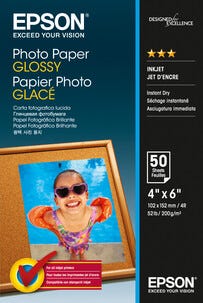 Valokuvapaperi 10x15 cm Epson photo paper, Glossy