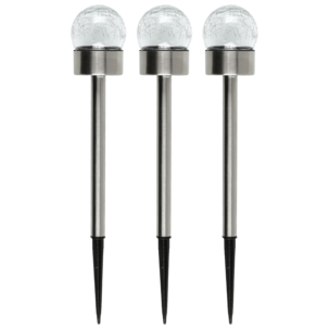 Northlight solcellebelysning minipullert med kule 3-pakning