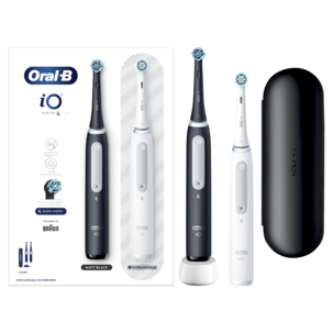 Oral-B iO 4 Black and White Sähköhammasharja, 2 kpl