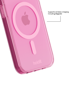 Holdit Transparent Case MagSafe iPhone 15, 14, 13 mobilskal