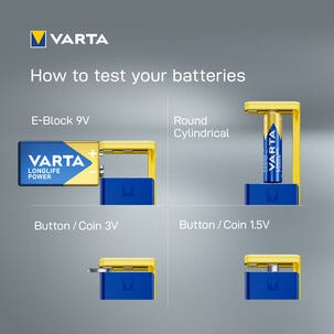 Varta LCD batteritester til små batterier