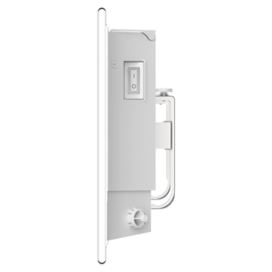 Sähköpatteri seinään termostaatilla 230 V, valkoinen, 900 W