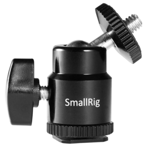 SmallRig 761 kamerafäste med kulled för tillbehörssko