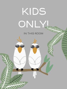 Poster Kids 30 x 40 cm, 2 stk/pk
