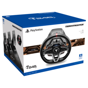 Thrustmaster T248 gamingratt och pedaler PS5, PS4, PC