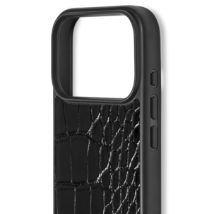 Ideal of Sweden Black Croco iPhone 17 Pro Max / iPhone 18 Pro Max, svart