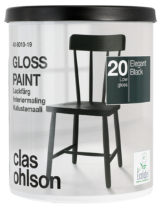 Lackfärg halvmatt glans 20, 0,75 liter