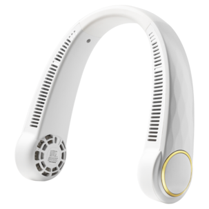 Nackfläkt med USB, portabel, vit