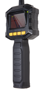 Tarkastuskamera, jossa värinäyttö